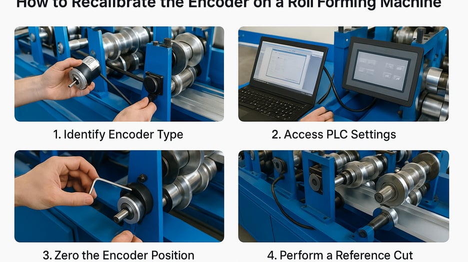 How to Recalibrate the Encoder on a Roll Forming Machine