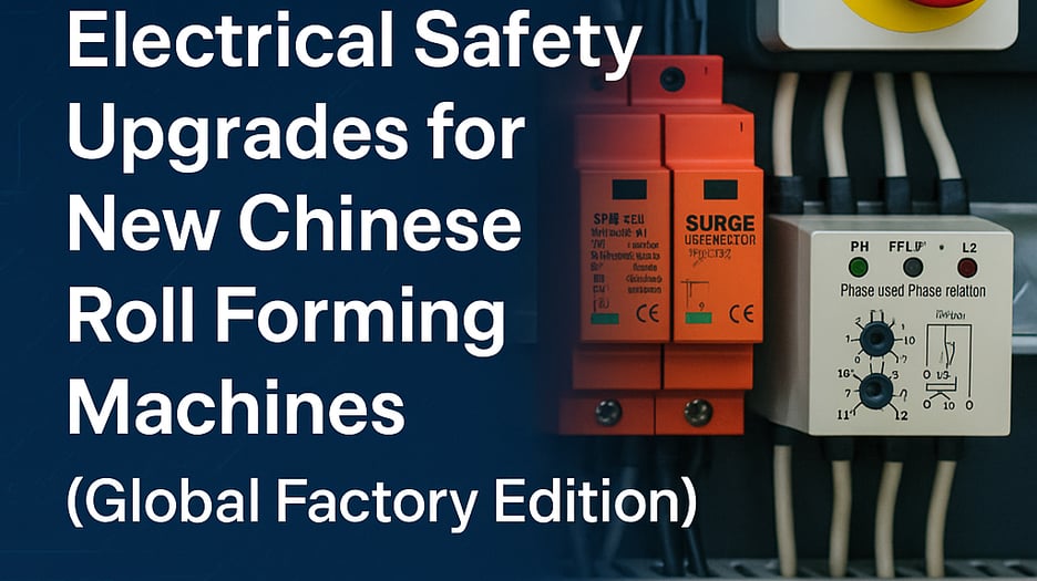 The Complete Guide to Electrical Safety Upgrades for New Chinese Roll Forming Machines (Global Factory Edition)