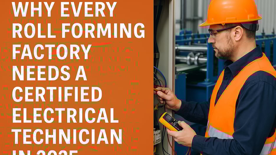 Why Every Roll Forming Factory Needs a Certified Electrical Technician