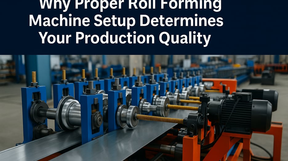 Why Proper Roll Forming Machine Setup Determines Your Production Quality
