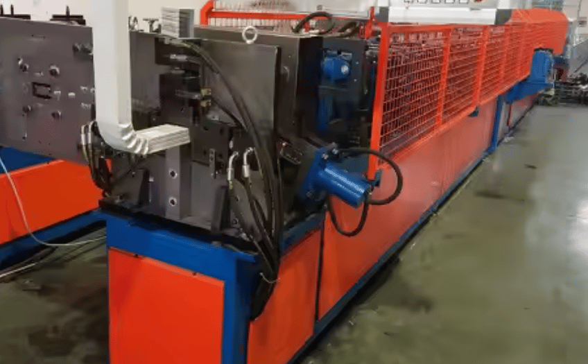 220 × 100 mm Downspout Roll Forming Machine – UAE