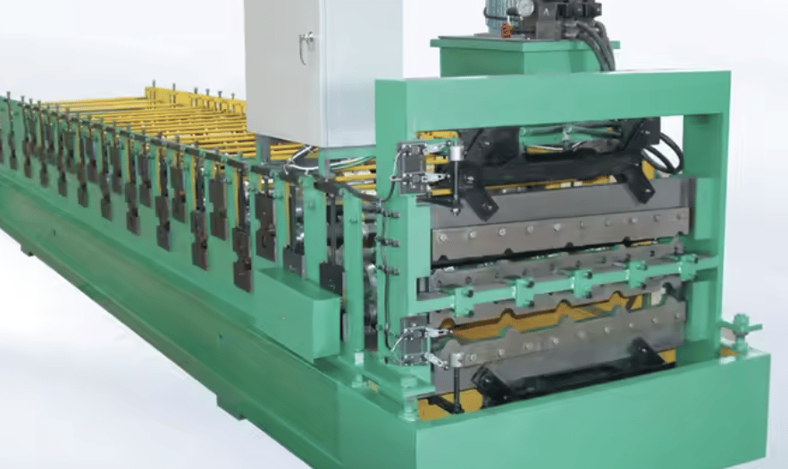 Máquina perfiladora de doble capa para techos y muros de lámina de acero color de 820mm en China