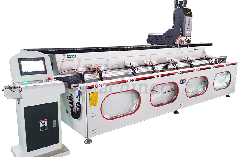 Máquina CNC de taladrado y fresado de perfiles de aluminio en Jinan, China