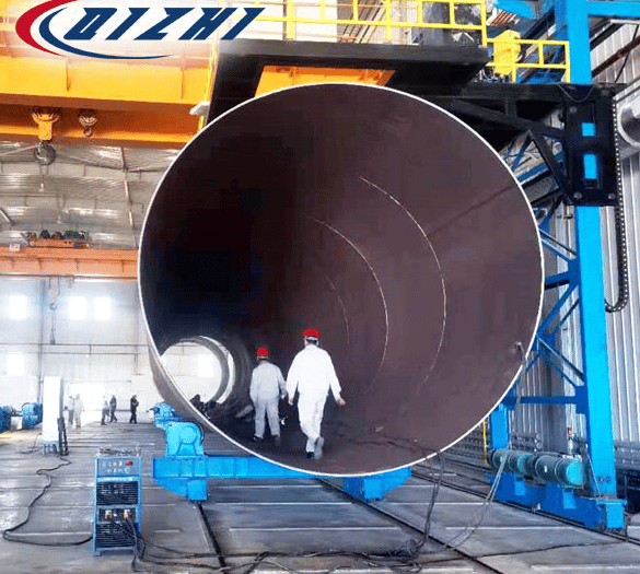 Automatic Heavy Duty Column and Boom Welding Machine (4×4 to 12×12m) | Qizhi, Nanjing, China