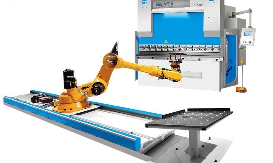 مكبس ثني كهربائي هيدروليكي CNC بقدرة 100T3200