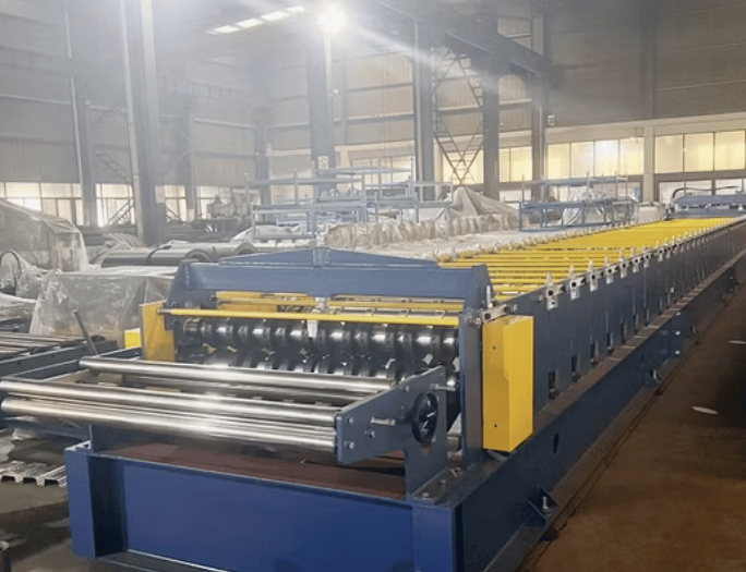 Concrete Floor Metal Decking Roll Forming Machine in the USA