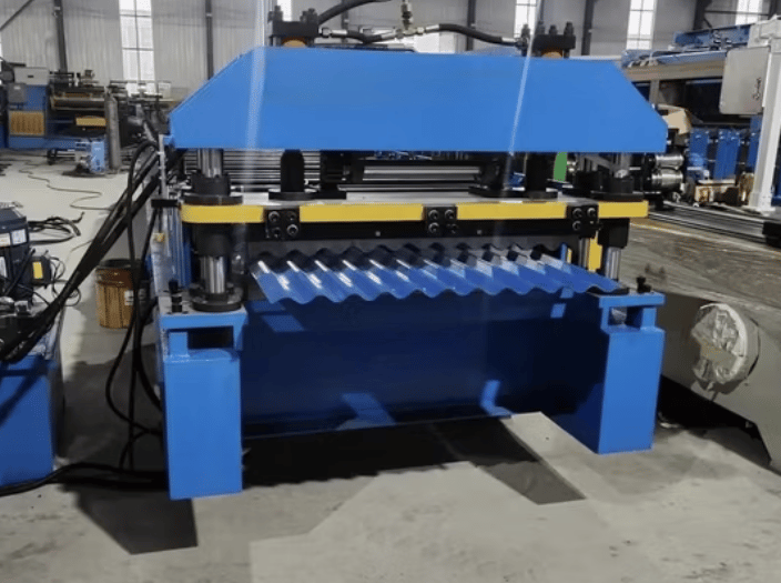 Máquina perfiladora de lámina ondulada en EE. UU.