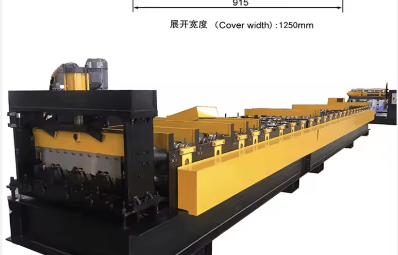 Galvanized Metal Roof Steel Floor Deck Sheet Roll Forming Machine in China