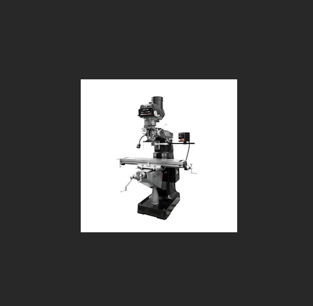 ماكينة التفريز JET ETM-949 مع قارئ رقمي DRO ثلاثي المحاور Newall DP700 (نوع Knee) ومغذيات آلية مؤازرة للمحورين X وY، الولايات المتحدة