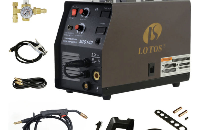 LOTOS MIG140 Welder Flux Core & Aluminum