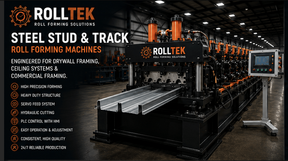 Máquina de Perfilagem para Steel Frame no Brasil | Rolltek RT-SF Series