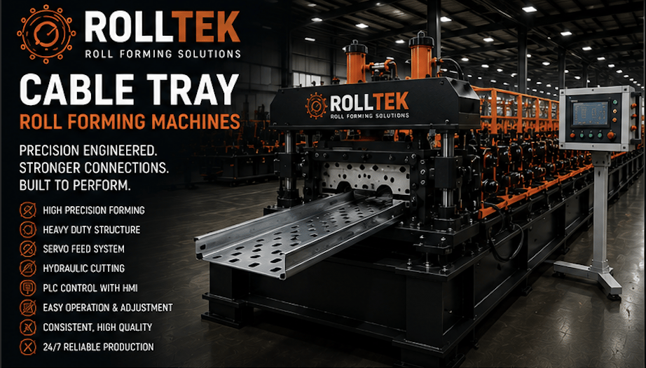 Maquina de Perfilagem para Eletrocalha no Brasil | Rolltek RT-CT Series