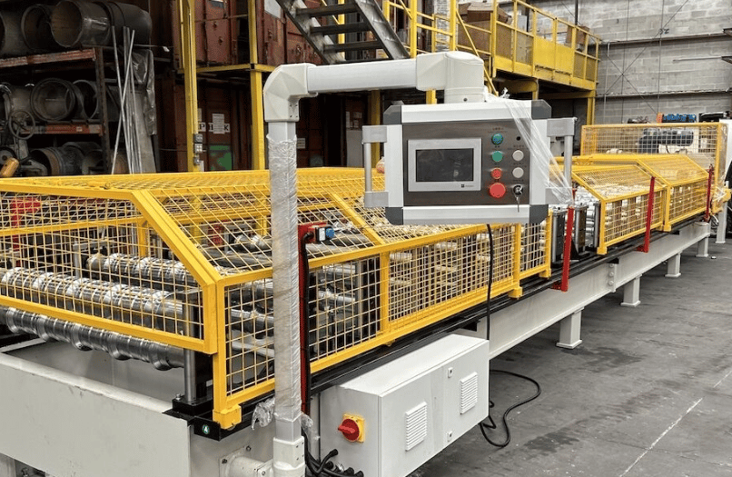Máquina perfiladora de láminas para techos metálicos, EE. UU.