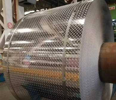 New AA1100 1050A 1060 Diamond Aluminum Coil | China