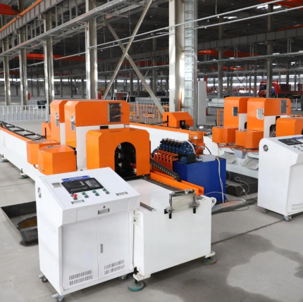 Punching and Cutting Line for Solar Frames | Jinbolida, Shandong, China