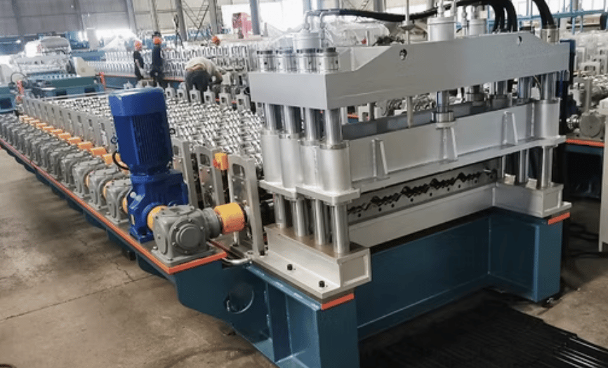 Máquina perfiladora de lámina para techos en Etiopía