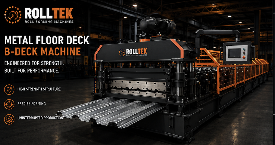 RT-FD SERIES | Máquina de Perfilagem para Steel Deck — Brasil