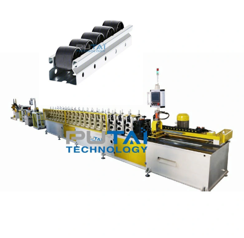 Sliding Gate Roller Track Rail Roll Forming Machine | Shutter & Garage Door Guide Rail Line – PUTAI Tianjin, China