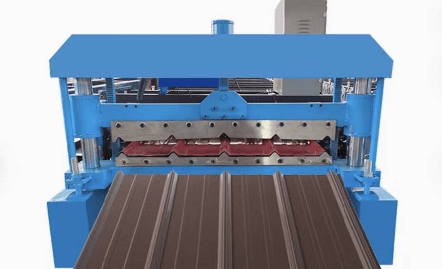 Máquina perfiladora de techos de acero en EE. UU.