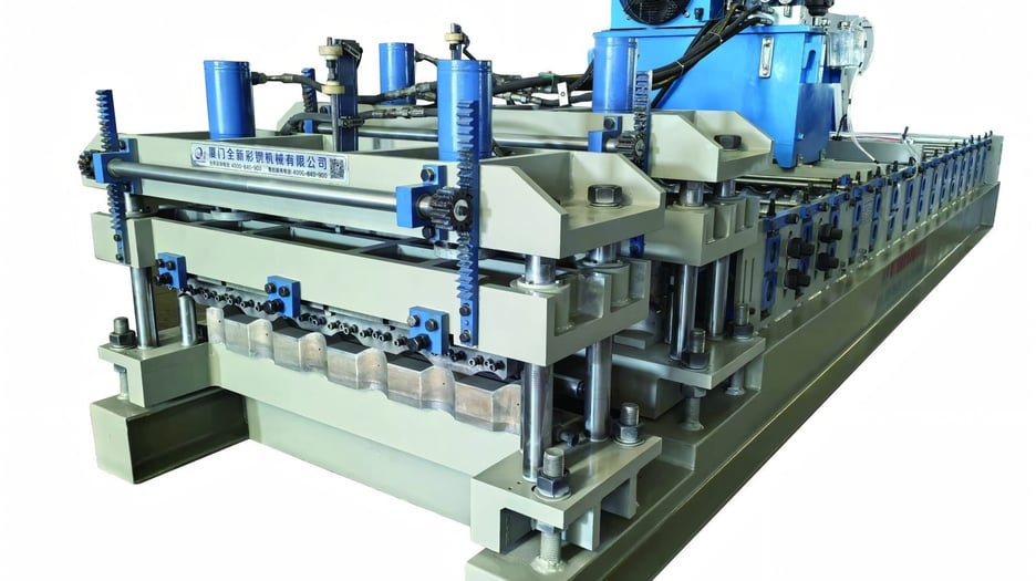 Step Tile Roll Forming Machine with Oiler and Coder | Beenew, Xiamen, China