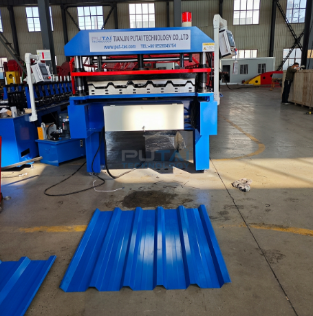 Trapezoidal Roof Sheet Roll Forming Machine | PUTAI, Tianjin, China