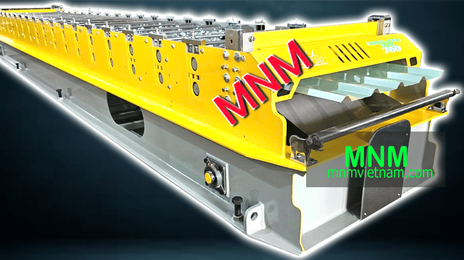 Trapezoidal / Spandek / Trimdek Roofing Roll Forming Machine | MNM, Binh Duong, Vietnam
