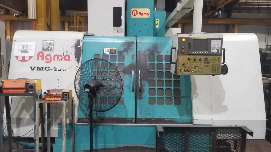 Used Agma VMC 137 CNC Vertical Machining Centre | A.K. Machine Traders, Navi Mumbai, India