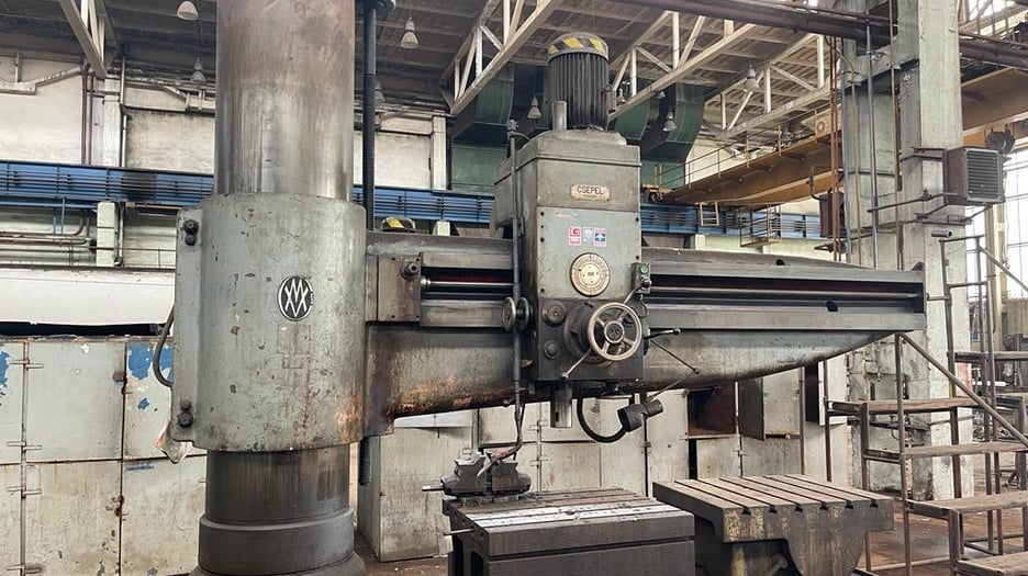 Used CSEPEL RFH-100/3000 Radial Drilling Machine | A.K. Machine Traders, Navi Mumbai, India
