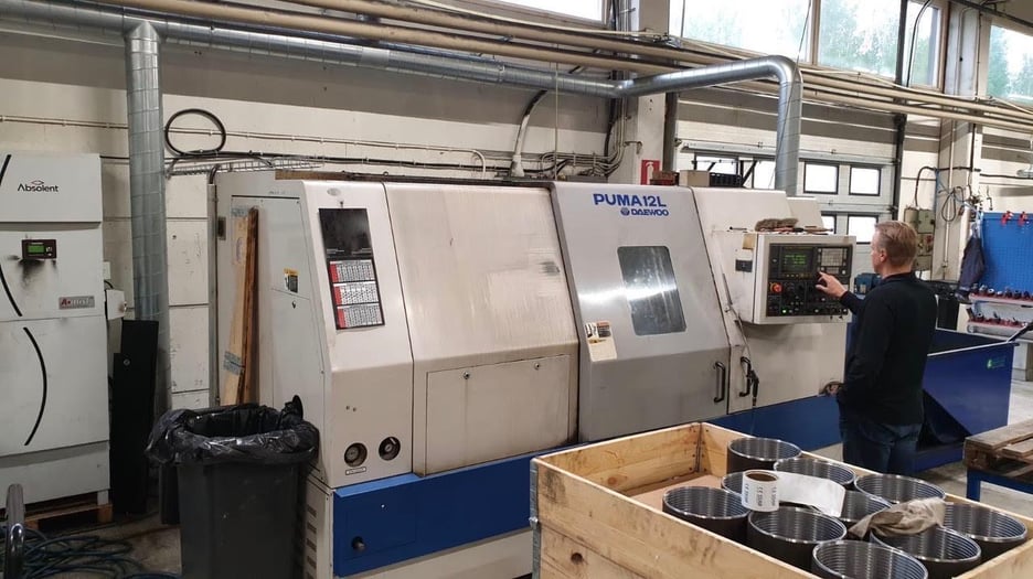 Used Daewoo Puma 12L CNC Lathe | A.K. Machine Traders, Navi Mumbai, India