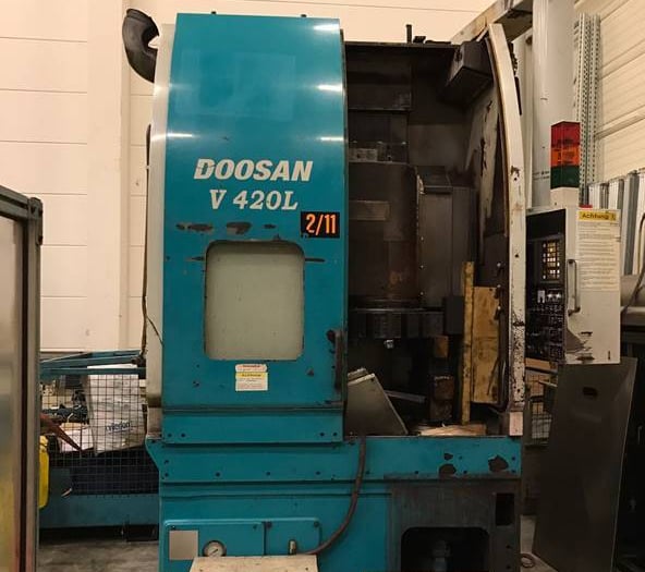 Used Doosan Puma V420L Vertical Turret Lathe | A.K. Machine Traders, Navi Mumbai, India