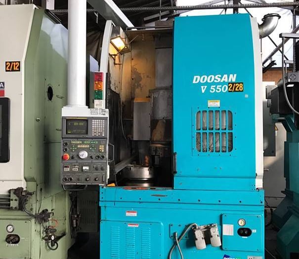 Used Doosan Puma V550 Vertical Turret Lathe | A.K. Machine Traders, Navi Mumbai, India