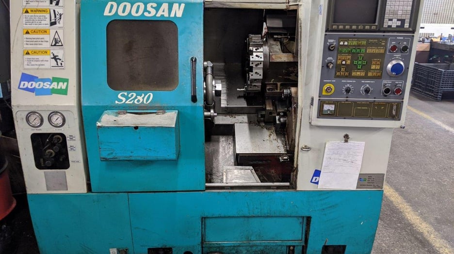 Used Doosan S280N CNC Lathe | A.K. Machine Traders, Navi Mumbai, India
