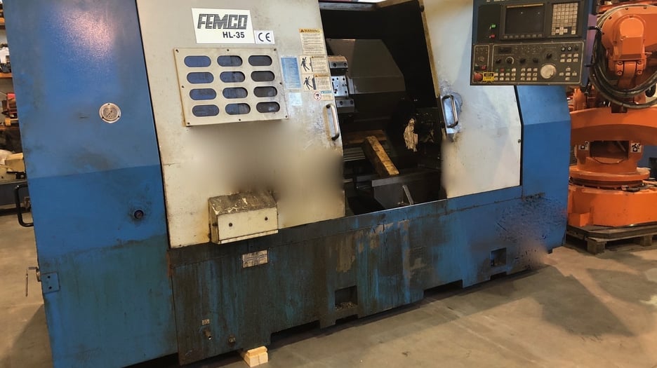 Used Femco HL 35 CNC Lathe | A.K. Machine Traders, Navi Mumbai, India