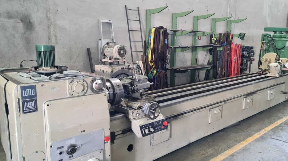 Used Heckert ZFWVG 250×5000 Worm and Thread Milling Machine | A.K. Machine Traders, Navi Mumbai, India