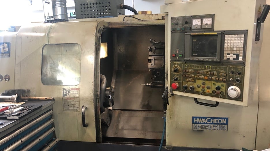 Used Hwacheon HiECO 21HS CNC Lathe | A.K. Machine Traders, Navi Mumbai, India