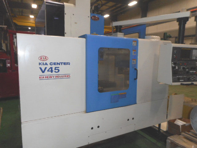 Used KIA Center V45 CNC Vertical Machining Center | A.K. Machine Traders, Navi Mumbai, India