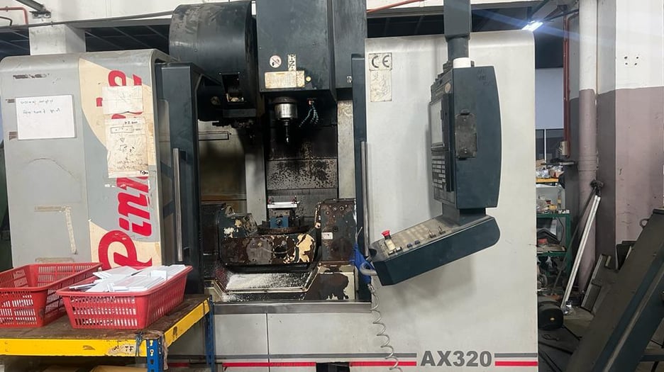 Used Pinnacle AX 320 5 Axis Vertical Machining Center | A.K. Machine Traders, Navi Mumbai, India