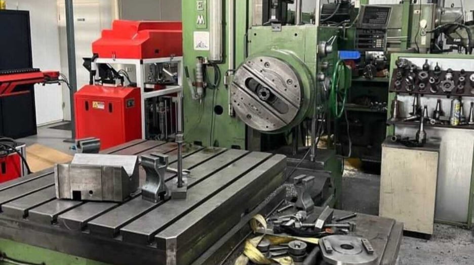Used Sacem MST 90 Horizontal Boring Machine | A.K. Machine Traders, Navi Mumbai, India