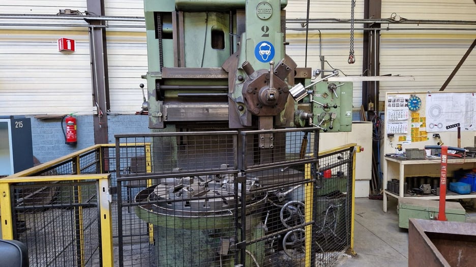 Used Schiess EK 105 Vertical Turret Lathe | A.K. Machine Traders, Navi Mumbai, India
