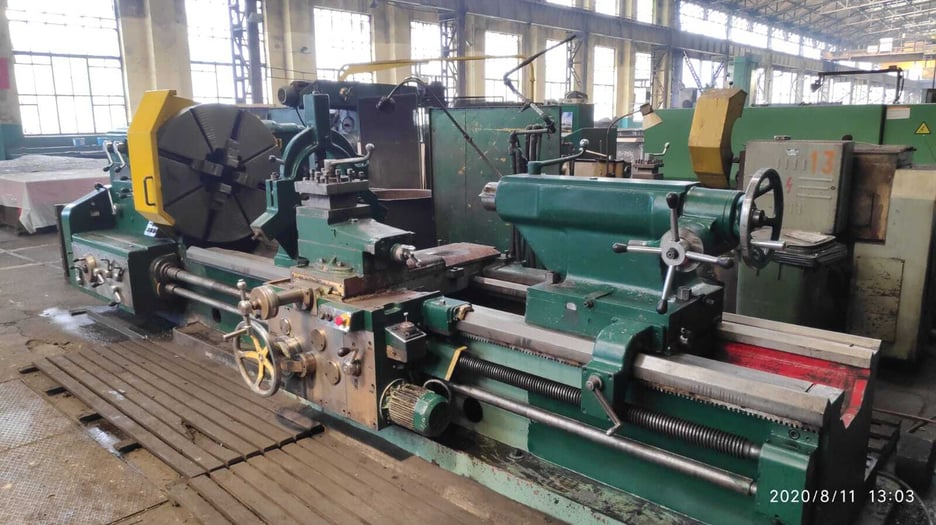 Used Tokarka Ryazan 1M65 Heavy Duty Lathe | A.K. Machine Traders, Navi Mumbai, India