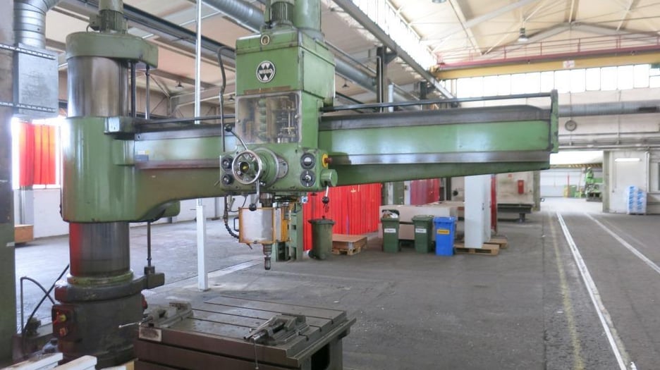 Used Webo BR 55H/3000 Radial Drill | A.K. Machine Traders, Navi Mumbai, India