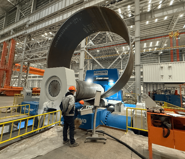 Wind Tower Plate Rolling Machine 260x4200 | EZHONG, Hubei, China