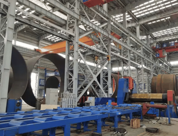 XW11S-140x4500 CNC 3-Roll Plate Rolling Machine | EZHONG, Hubei, China
