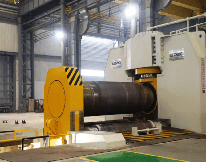 XW11S-270x3500 3-Roll Plate Rolling Machine | EZHONG, Hubei, China