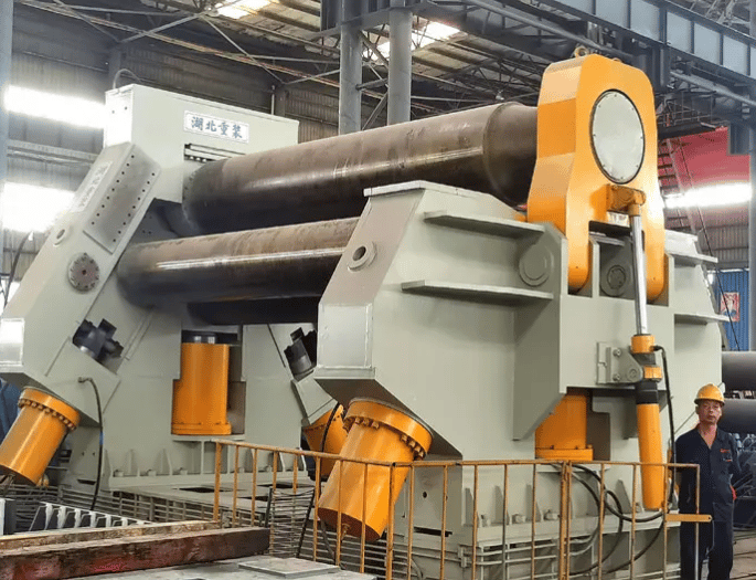 XW12Z-80x3000 4-Roll Plate Rolling Machine | EZHONG, Hubei, China