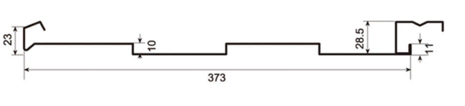 MM-PR-0076 Roofing and Cladding profile drawing