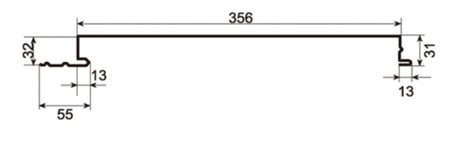 MM-PR-0081 Roofing and Cladding profile drawing