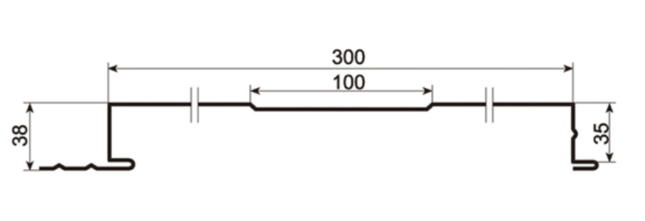 MM-PR-0082 Roofing and Cladding profile drawing