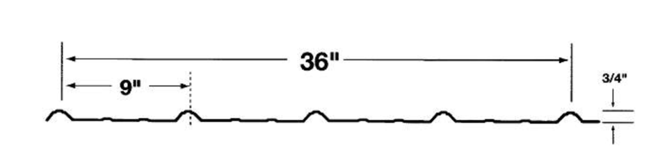 MM-PR-0084 AG Panel profile drawing