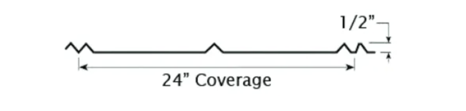 MM-PR-0088 Roofing and Cladding profile drawing